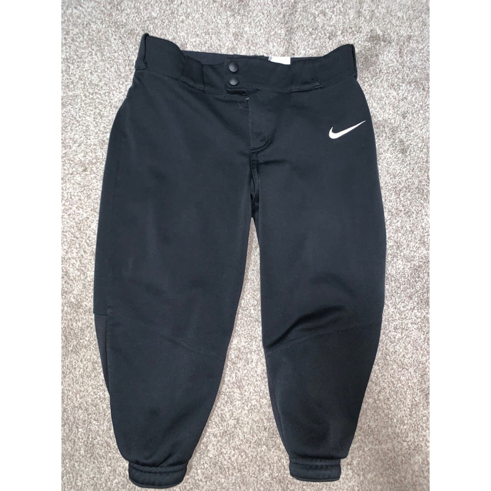 Nike Team Engineered Softball Pants Womens Medium Black